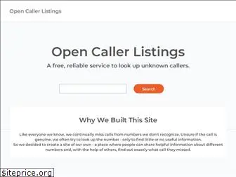 opencallerlistings.com
