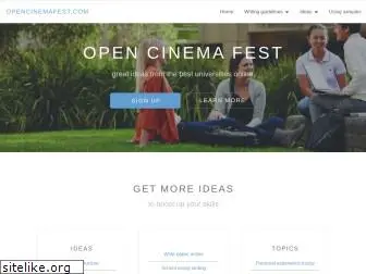 opencinemafest.com