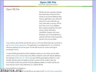 opendbfile.com