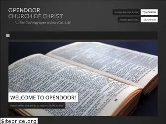 opendoorchurchofchrist.com