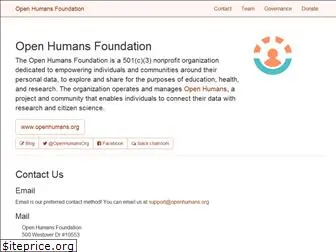 openhumansfoundation.org