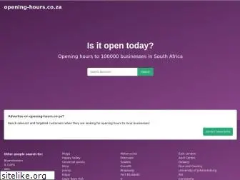 opening-hours.co.za