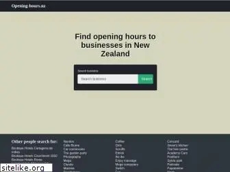 opening-hours.nz