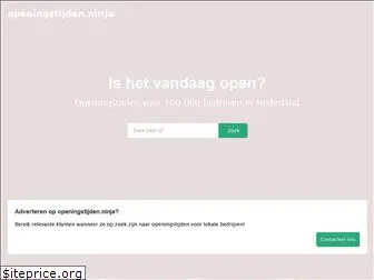 openingstijden.ninja