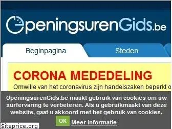 openingsurengids.be