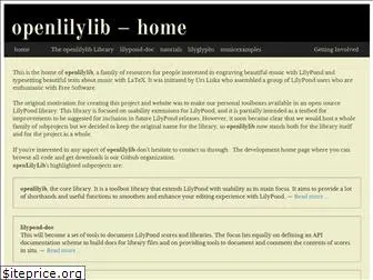 openlilylib.org
