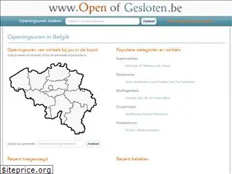 openofgesloten.be