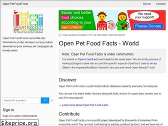 openpetfoodfacts.org