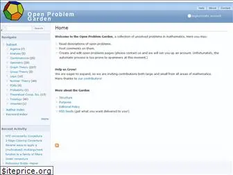 openproblemgarden.org