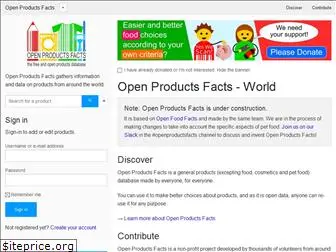 openproductsfacts.org