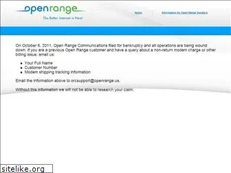 openrangecomm.com