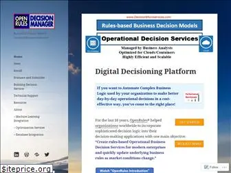 openrulesdecisionmanager.com