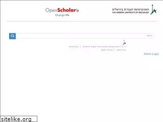 openscholar.huji.ac.il
