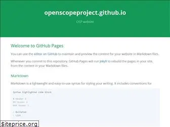 openscopeproject.org