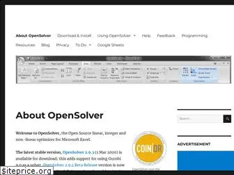 opensolver.org