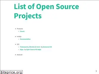 opensourcelist.github.io