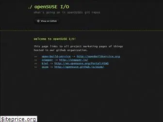 opensuse.github.io