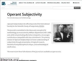 operantsubjectivity.org