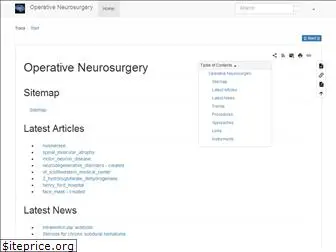 operativeneurosurgery.com