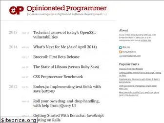 opinionated-programmer.com