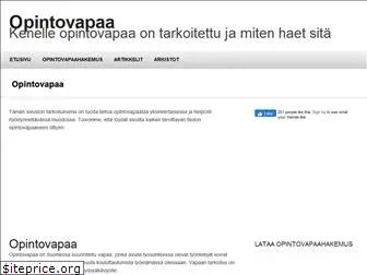 opintovapaa.fi