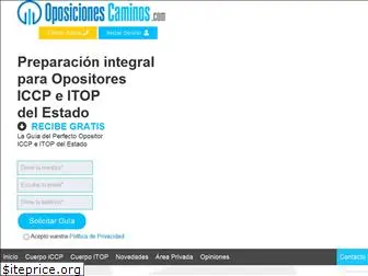 oposicionescaminos.com