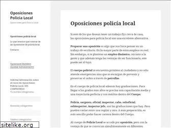 oposicionespolicialocal.es