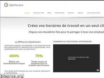 optihoraire.com