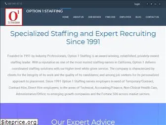 option1staffing.com