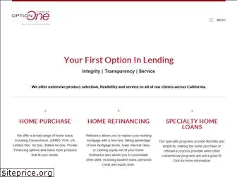 optiononelending.com