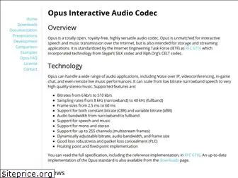 opus-codec.org