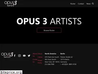 opus3artists.com