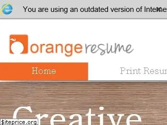 orangeresume.com