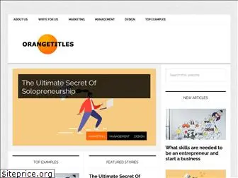 orangetitles.com