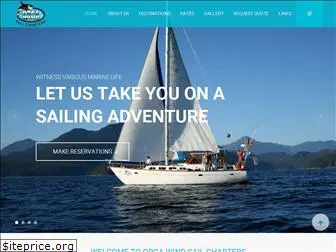 orcawindsailcharters.com