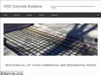 orcconcretesolutions.com