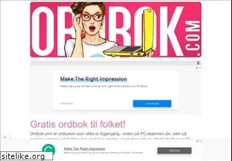 ordbok.com