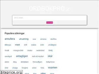 ordbokpro.se