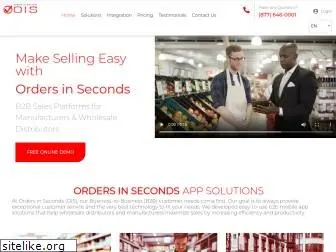 ordersinseconds.com