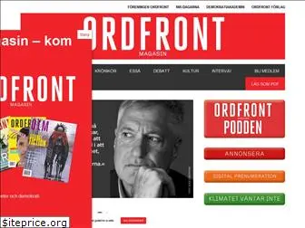 ordfrontmagasin.se