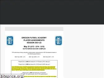 oregonfutbolacademy.com