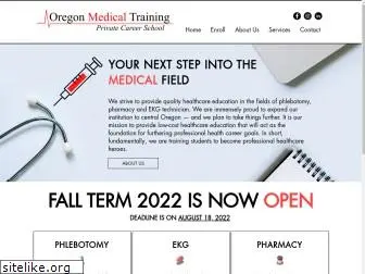 oregonmedicaltraining.com