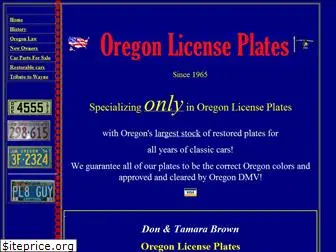 oregonplates.com