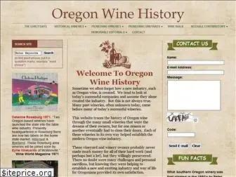 oregonwinehistory.com