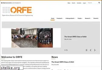 orfe.princeton.edu