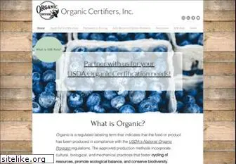 organiccertifiers.com
