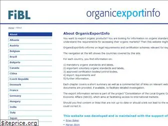 organicexport.info