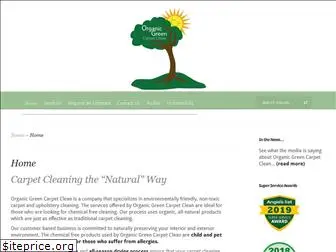 organicgreencarpetclean.com