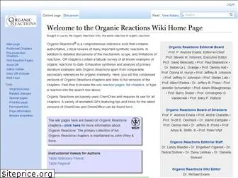 organicreactions.org