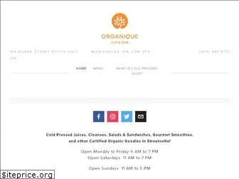 organiquejuicebar.com